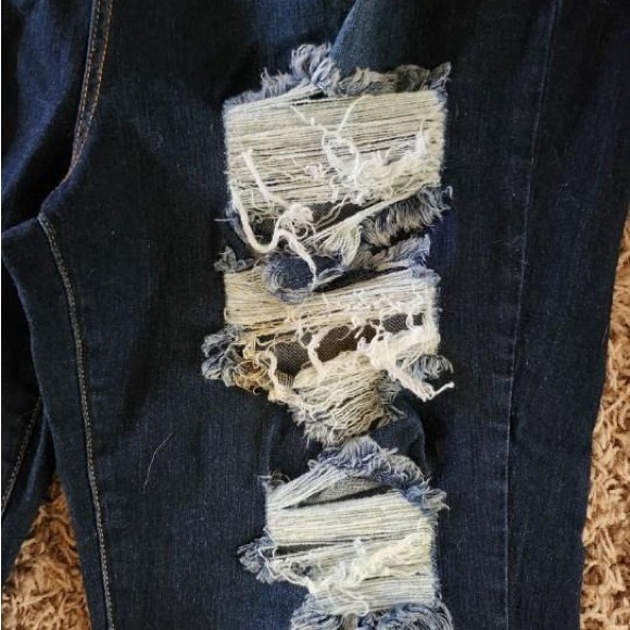 Aphrodite Super Distressed Skinny Jeans - Picture 2 of 6